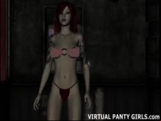 Hentai Redhead Stripper Dancing On Stage Tmb