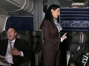 Stewardess Airplane Handjob Blackmail Japanese Stewardess
